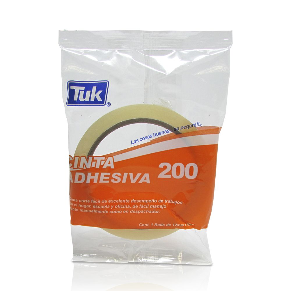 CINTA ADHESICA TUCK 200 12X10 MM