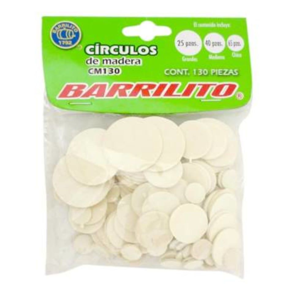 CIRCULOS DE MADERA BARRILITO