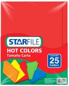 FOLDER STARFILE ROJO T/OFICIO C/25 PZAS