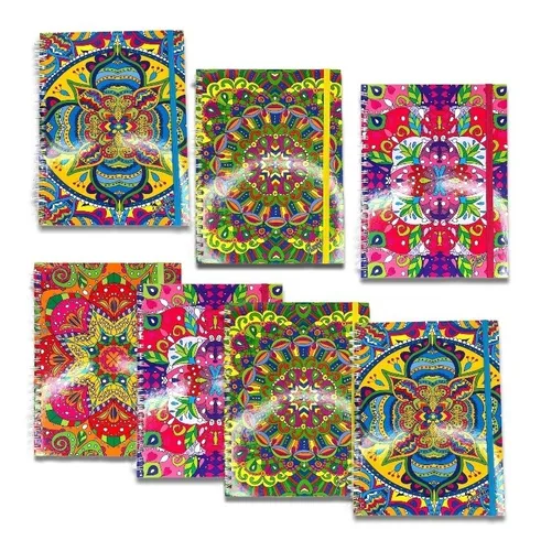 LIBRETA PROFESIONAL PRINTAFORM MANDALAS C/7