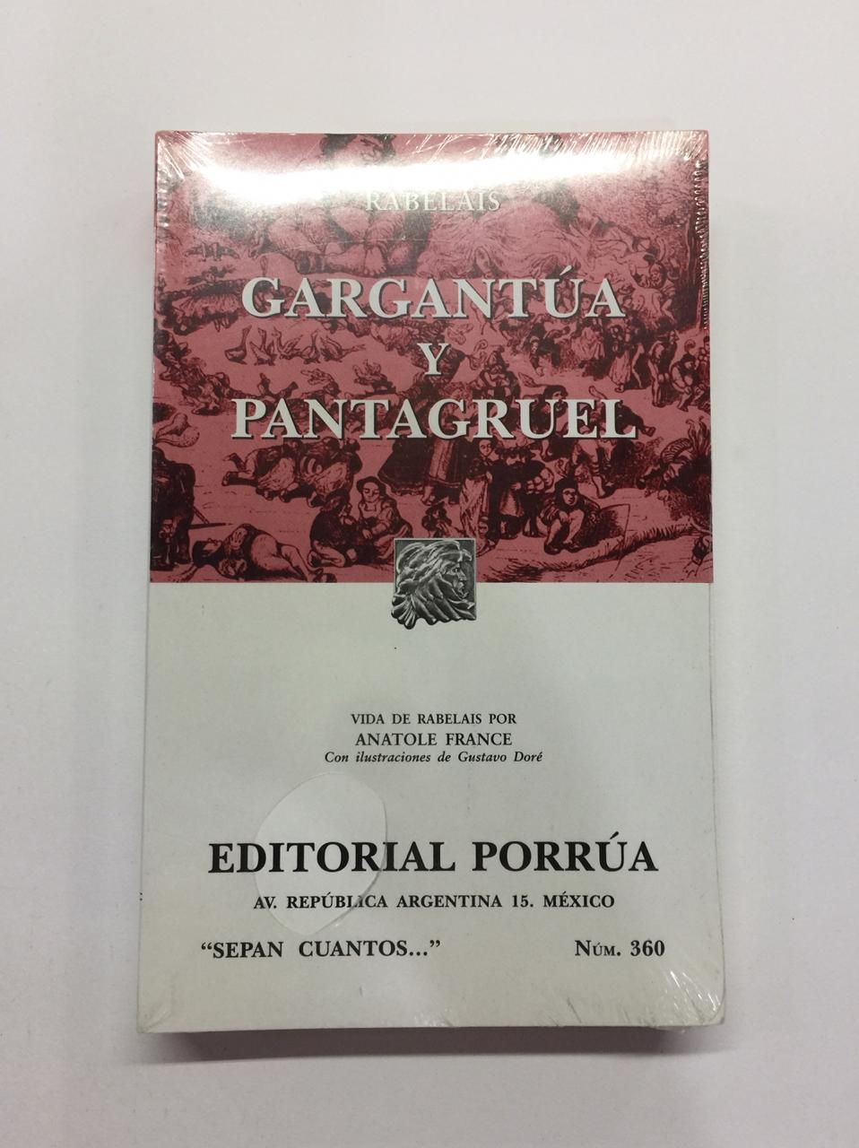 LIBRO GARGANTUA Y PENTAGRUEL RABELAIS