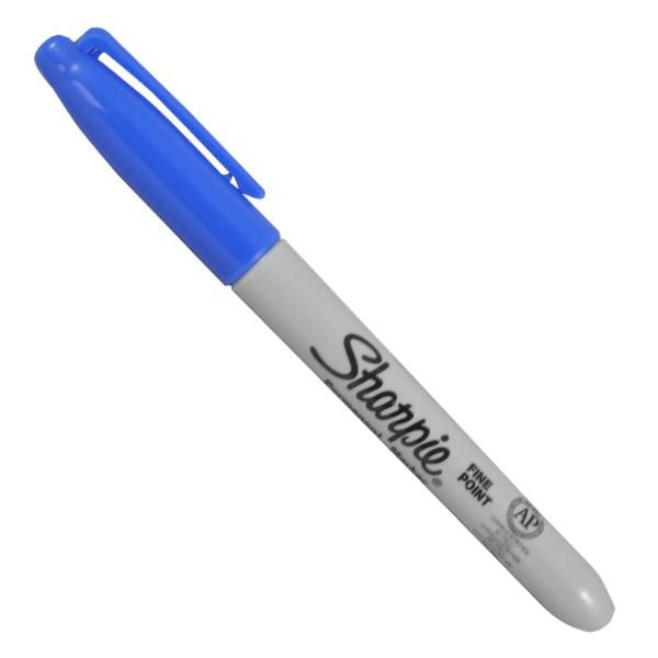 MARCADOR SHARPIE AZUL