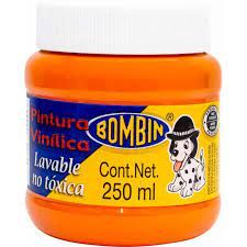 PINTURA BOMBIN FLUORECENTE NARANJA 250 ML