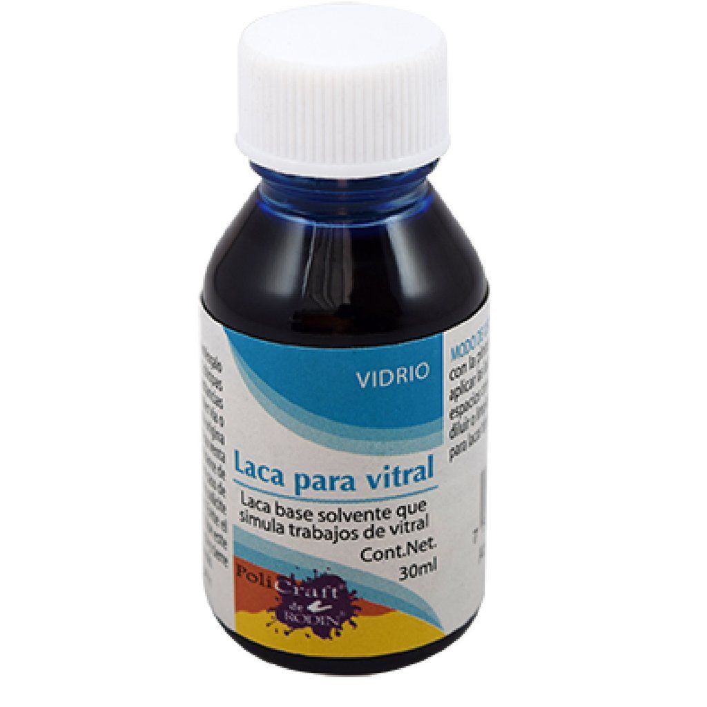 PINTURA PARA VITRAL PINTART LISA AZUL OBSCURO 30 ML