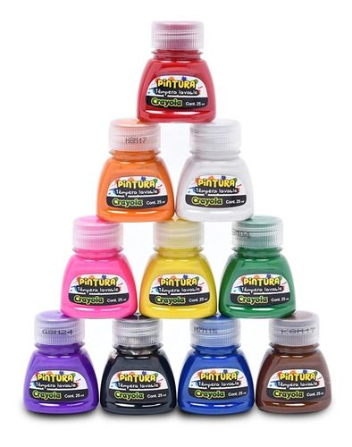 PINTURA TEMPERA LAVABLE CRAYOLA